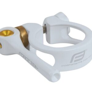 Objímka sedlovky Force 31.8 s rychloupínákem bílá