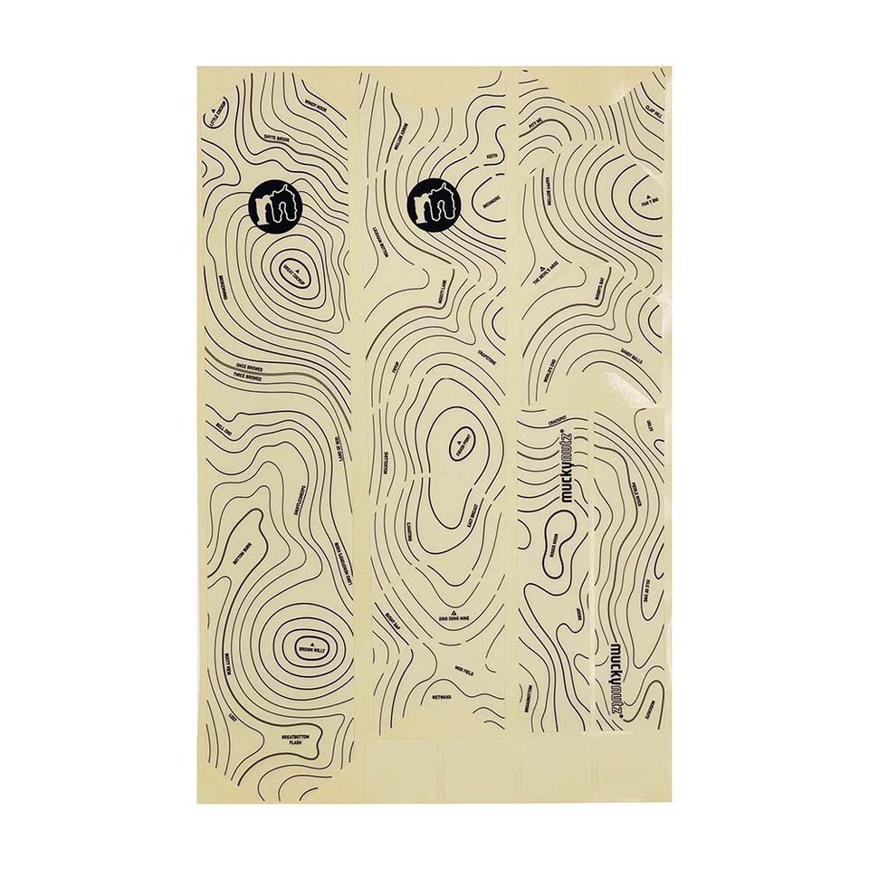 Ochrana rámu Mucky Nutz Frame Skinz - Contours Povrchová úprava: Lesklá