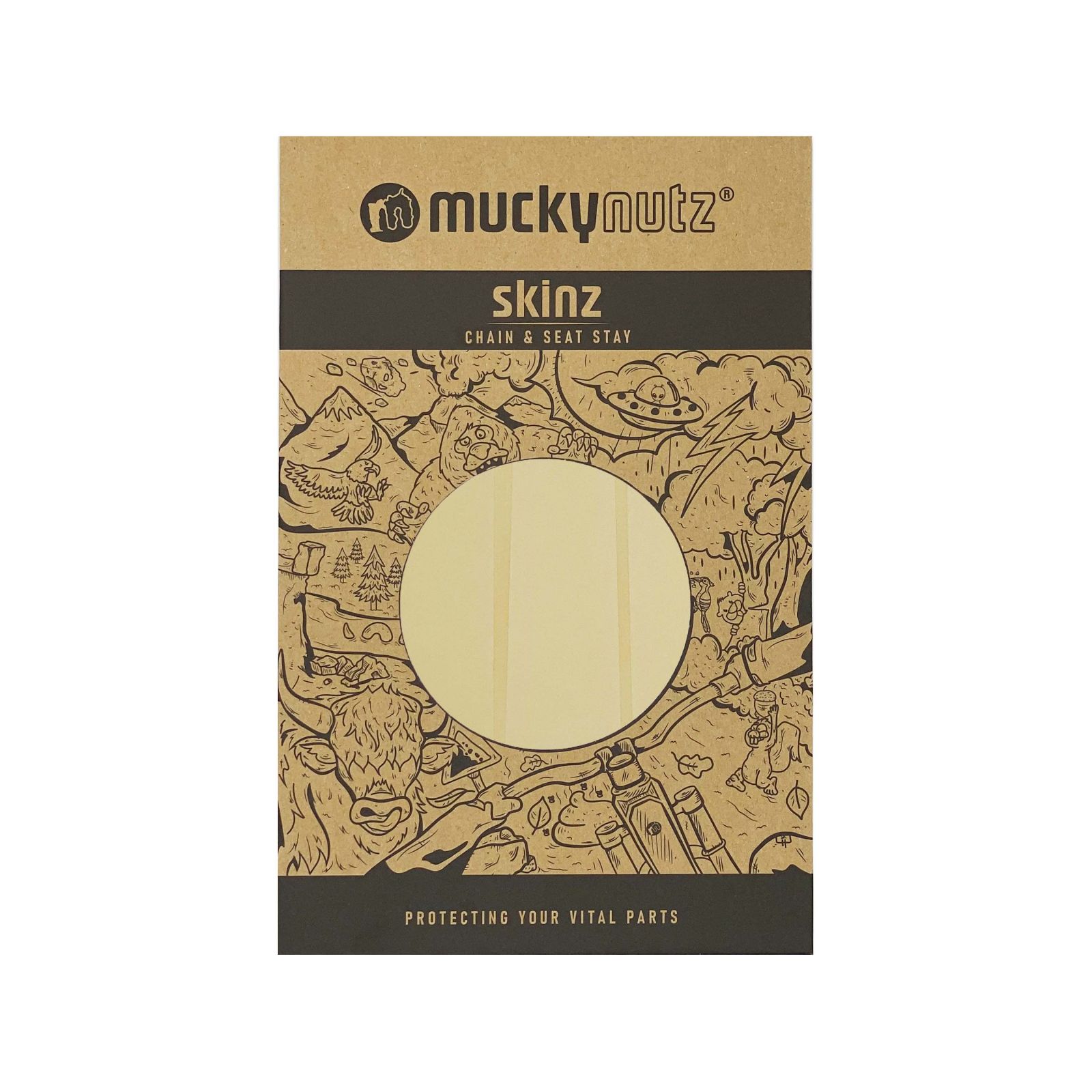 Ochrana zadní stavby MUCKY NUTZ Stay Skinz Clear - matná - Obrázek 2