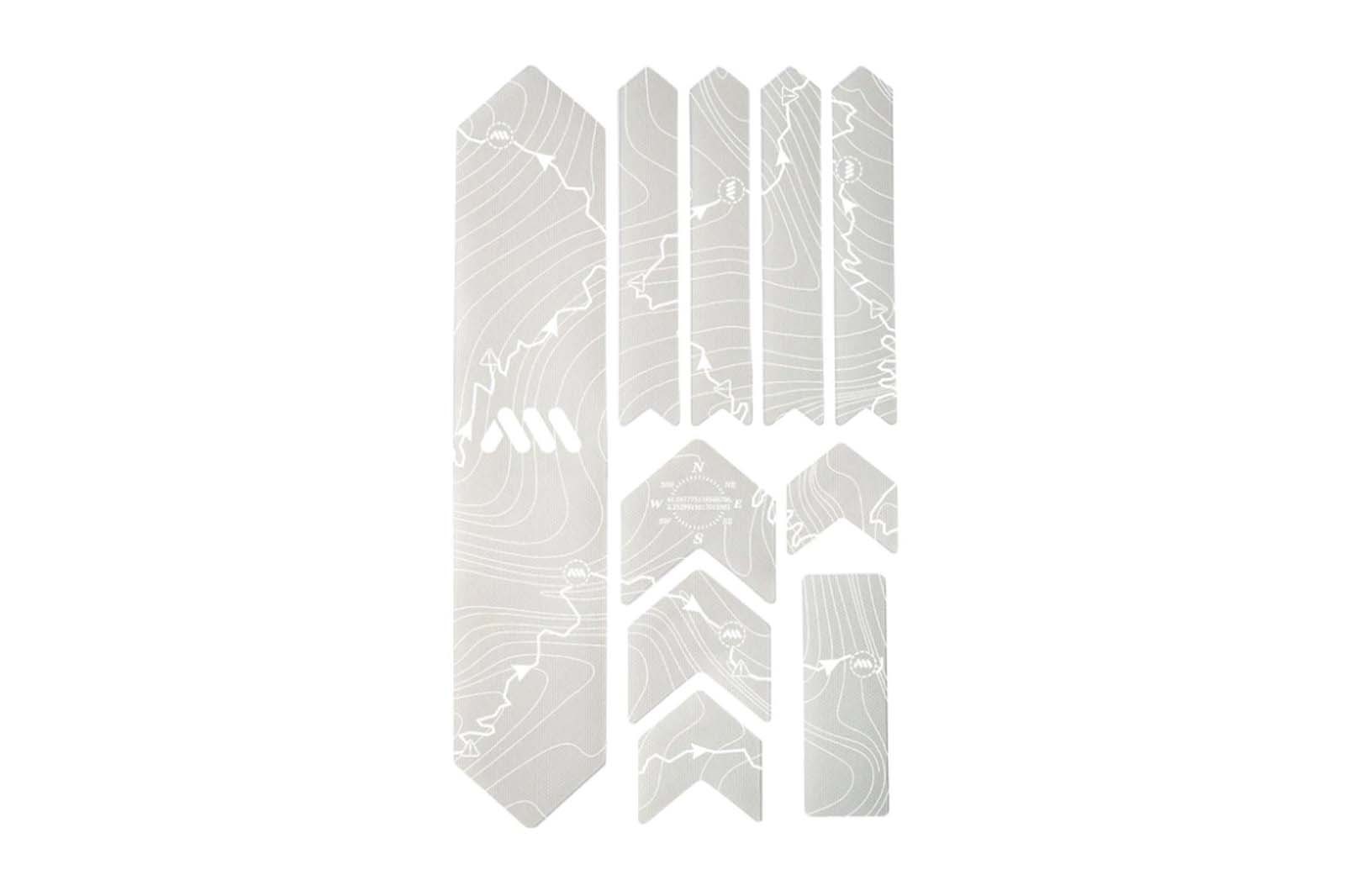 Ochranné polepy AMS - EXTRA - Tracks/White