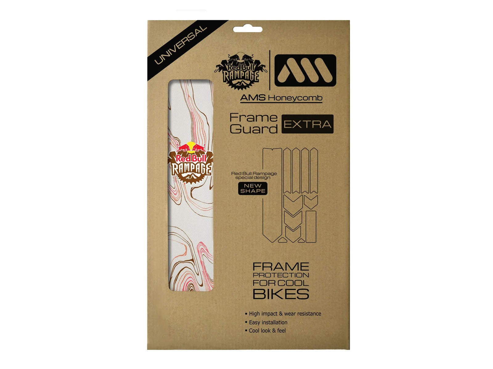Ochranné polepy AMS Extra Redbull Ridgeline - Hnědé - Obrázek 2