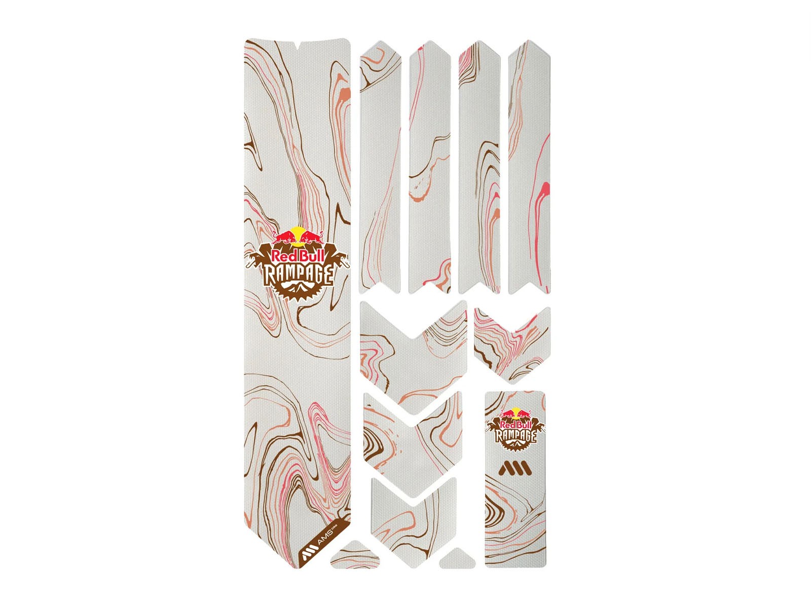 Ochranné polepy AMS Extra Redbull Ridgeline - Hnědé