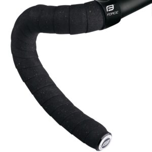 Omotávka na řídítka Force korková - černá