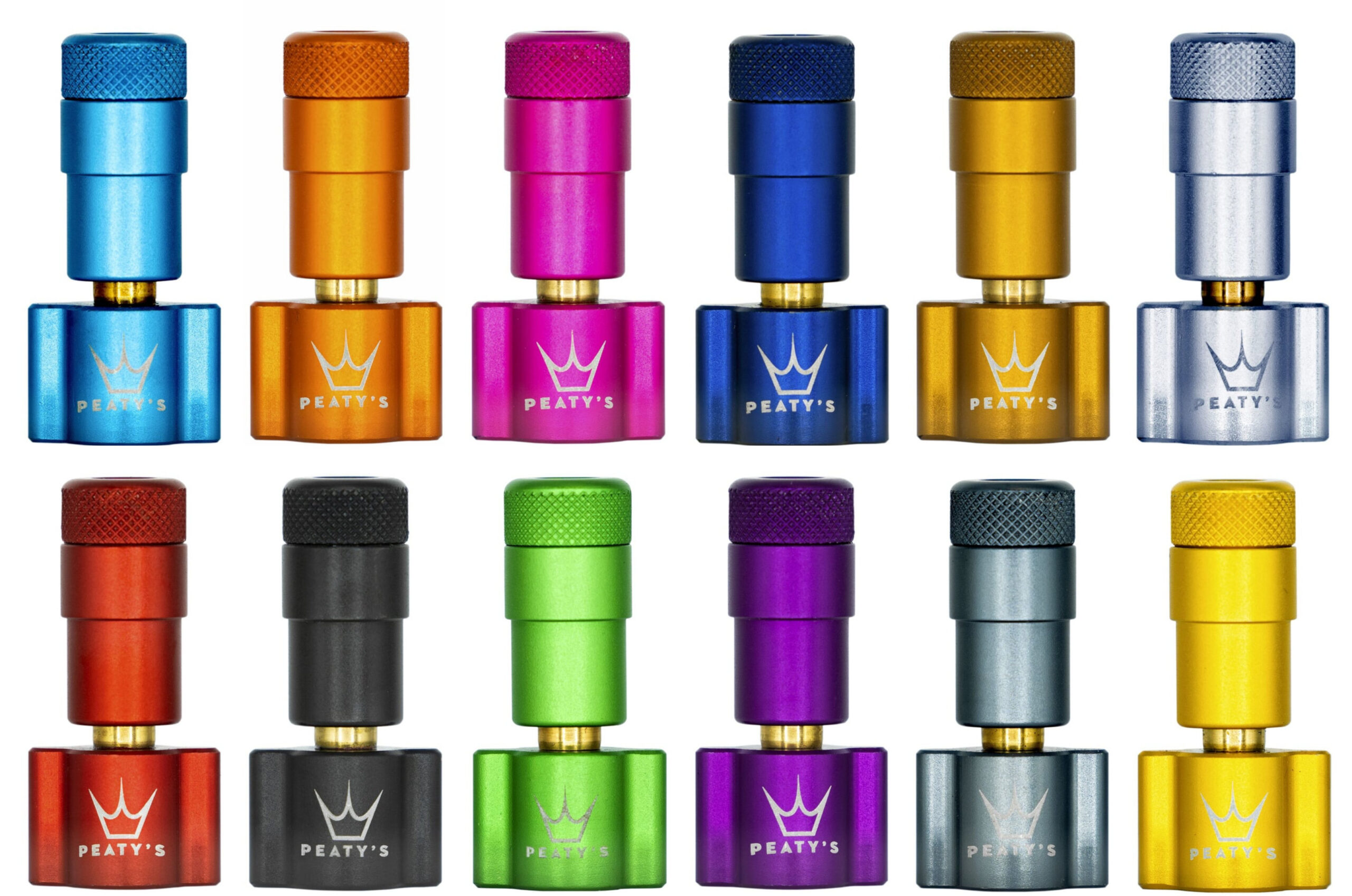 PEATYS Hlavice pro CO2 pumpy Peaty's Holeshot Barva: Gold - Obrázek 2