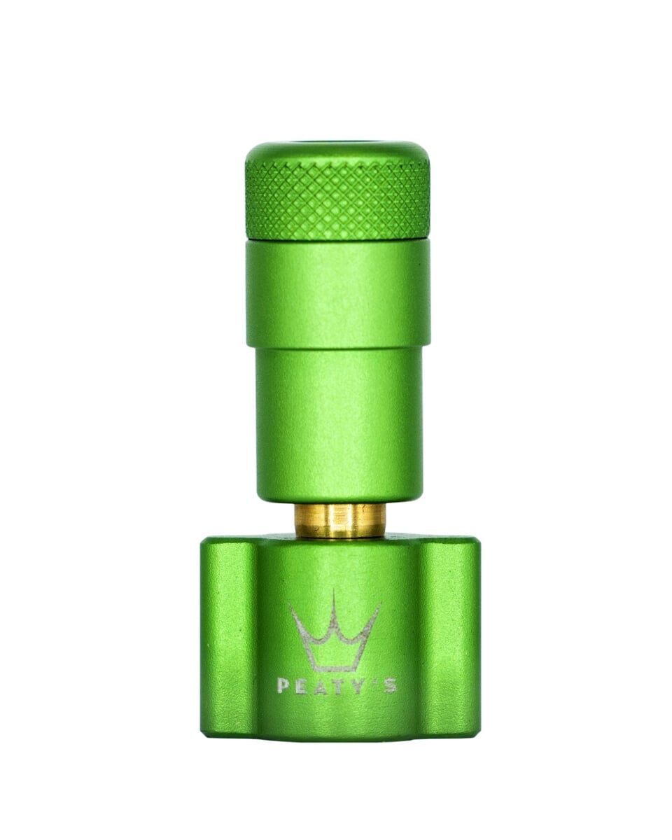 PEATYS Hlavice pro CO2 pumpy Peaty's Holeshot Barva: Emerald