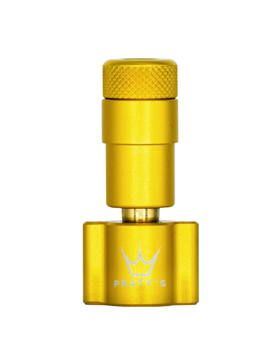 PEATYS Hlavice pro CO2 pumpy Peaty's Holeshot Barva: Gold