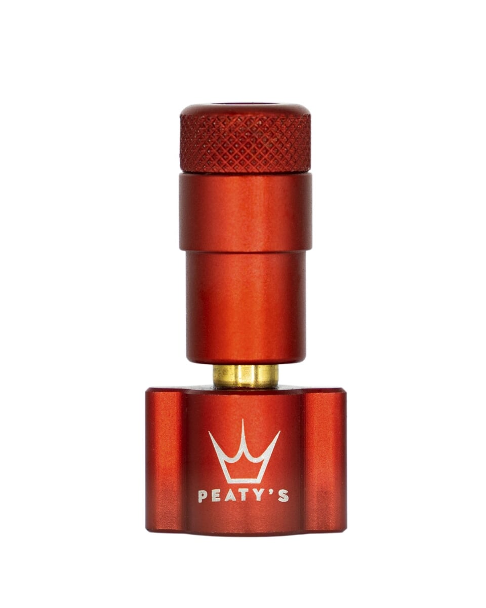 PEATYS Hlavice pro CO2 pumpy Peaty's Holeshot Barva: Red