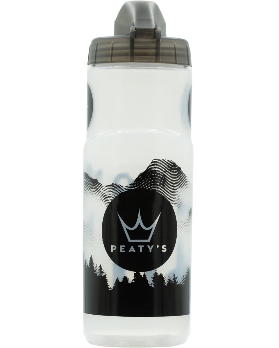 PEATYS Lahev na kolo Peaty's X Fidlock Locking - Moutains clear 600 ml