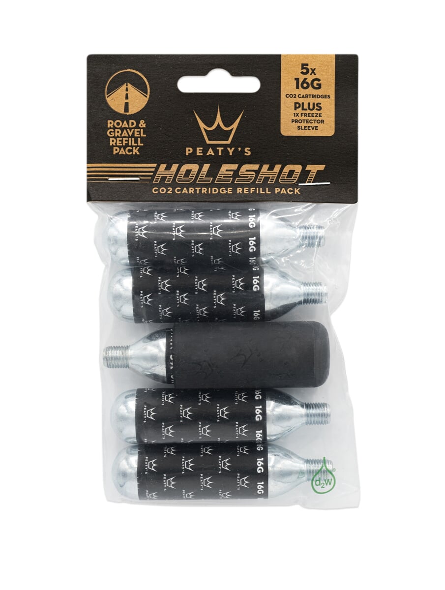 PEATYS Náhradní bombičky Peaty's Holeshot Co2 Cartridge refill pack Velikost: 16 g
