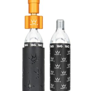 PEATYS Pumpa na bombičky Peaty's Holeshot Co2 tyre inflator Barva: Bourbon