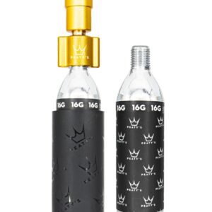 PEATYS Pumpa na bombičky Peaty's Holeshot Co2 tyre inflator Barva: Gold