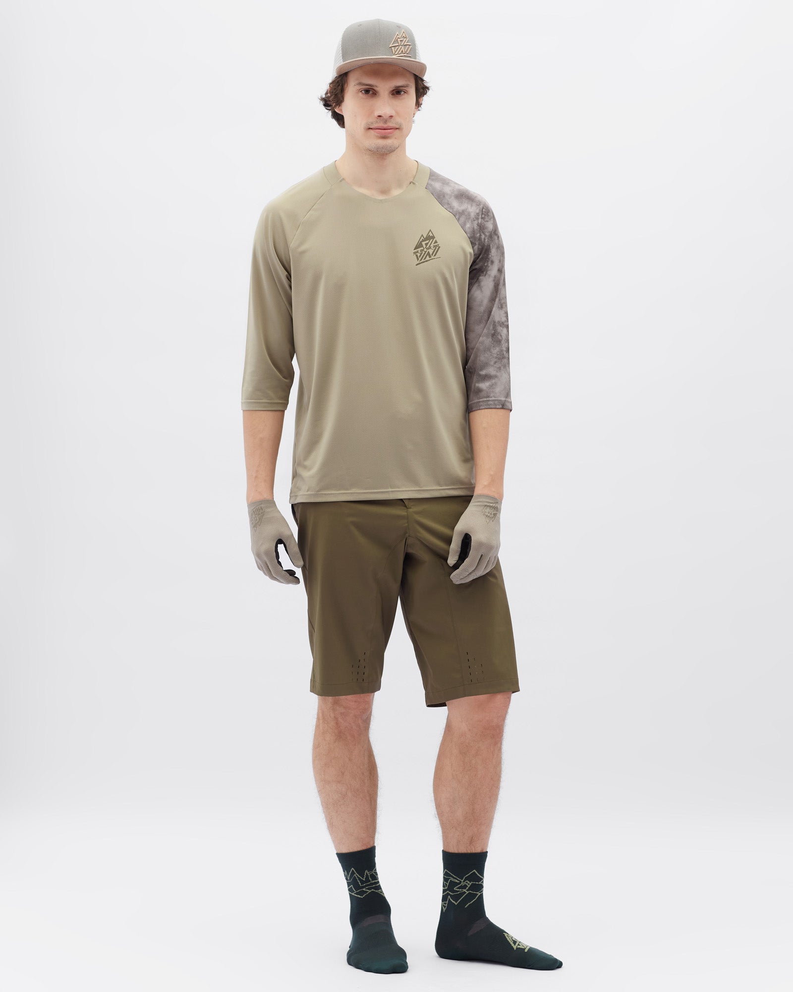 Pánský lehký dres Silvini Brunello - béžový Velikost: 3XL - Obrázek 2