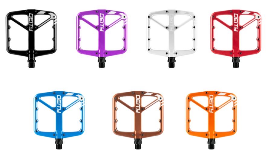 Pedály DEITY SUPERVILLAIN Barevná kombinace: Červené - Obrázek 2