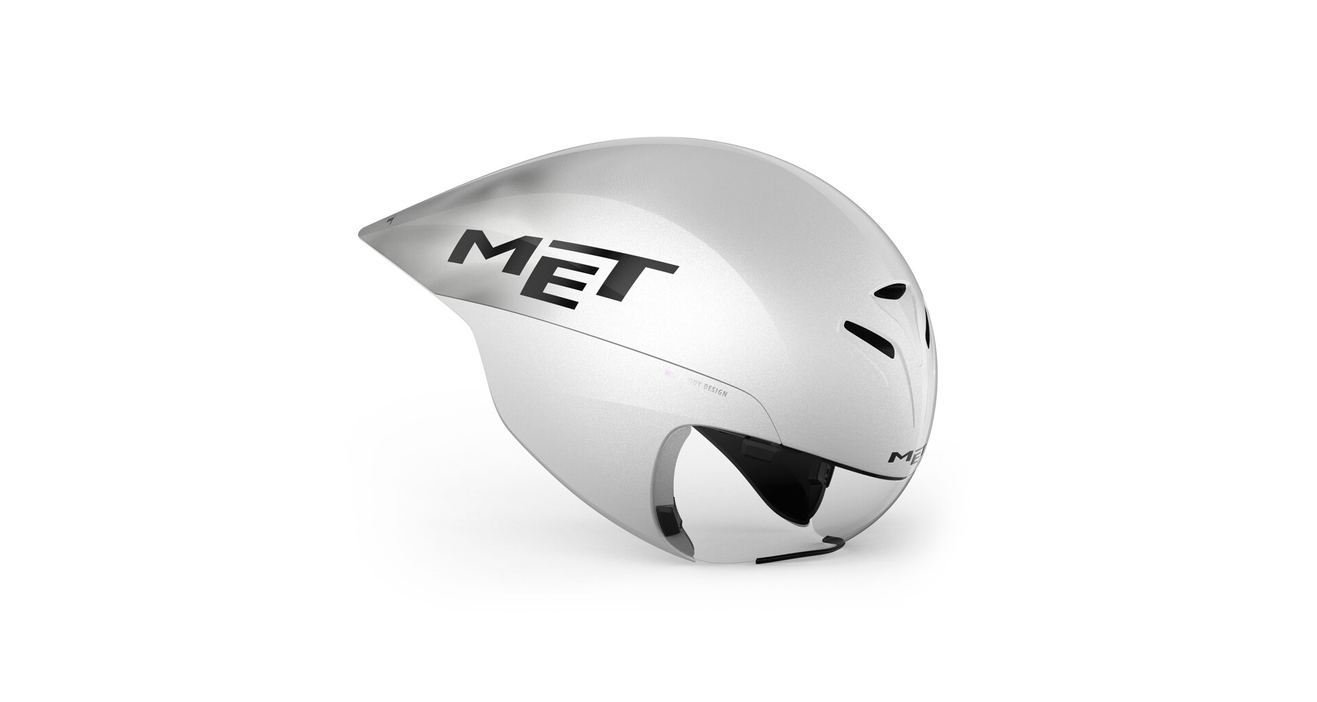 Přilba MET Drone wide body II - Bílá metalická Velikost: 58/61 cm (L)