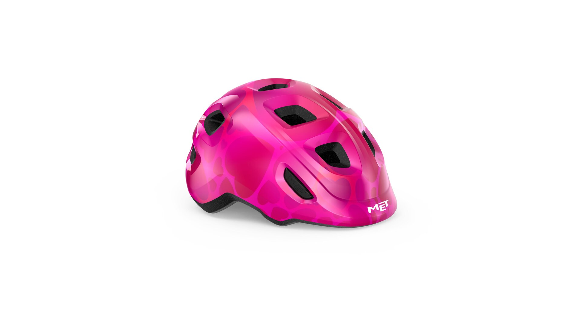 Přilba MET Hooray MIPS - Růžová srdce Velikost: 52/55 cm (S)