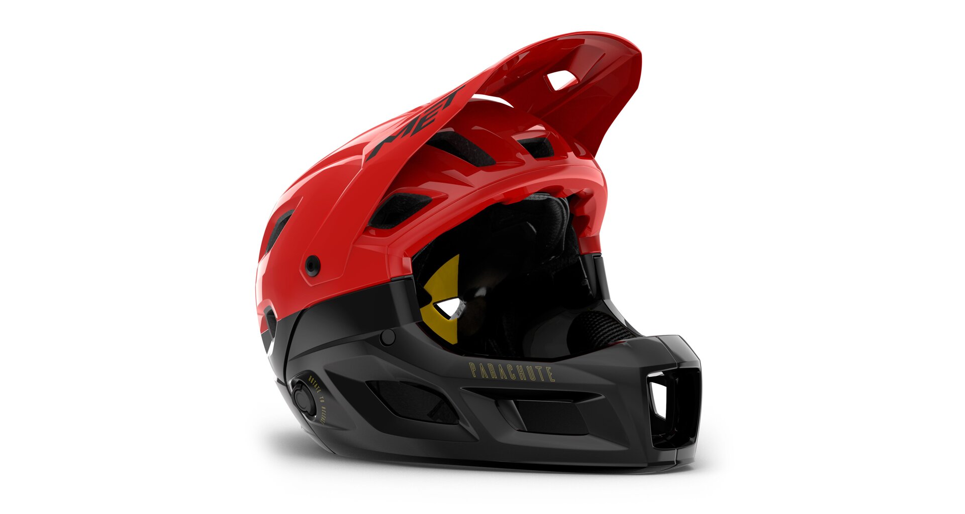 Přilba MET Parachute MCR MIPS - Fusion red Velikost: 58/61 cm (L)