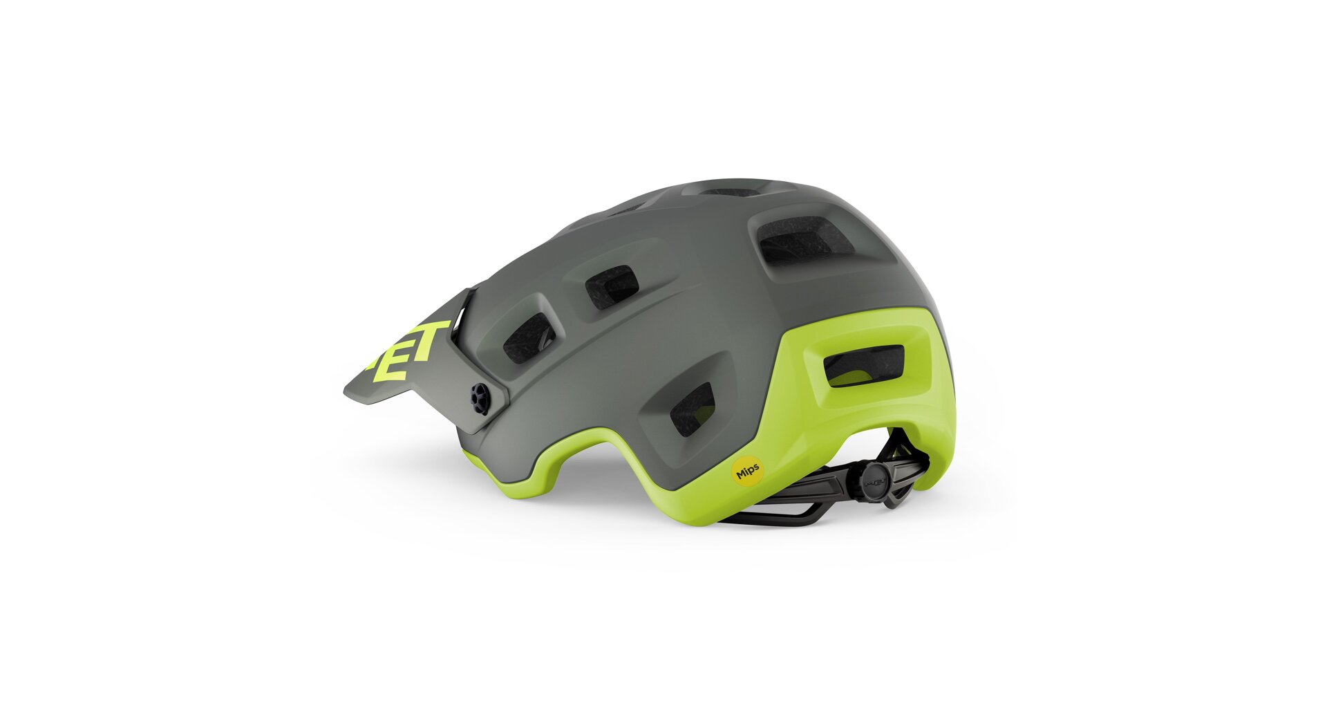 Přilba MET Terranova MIPS - Šedá/lime Velikost: 52/56 cm (S) - Obrázek 2