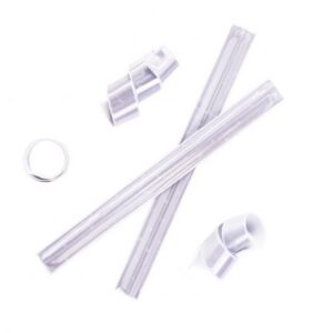 Reflexní páska samonavíjecí bez potisku - bílá