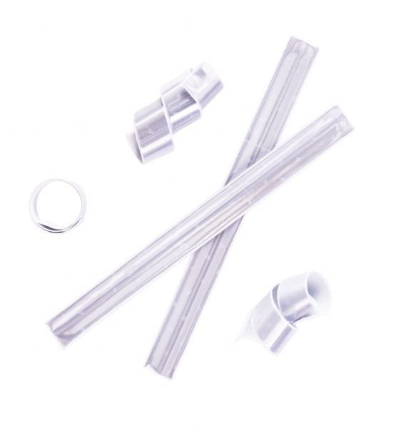 Reflexní páska samonavíjecí bez potisku - bílá