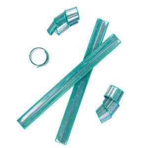 Reflexní páska samonavíjecí bez potisku - zelená