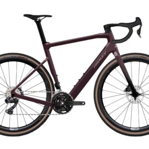 Ridley E-Grifn GRX600 - Dark Plum Metallic / Autumn Grey Metallic Velikost: XL