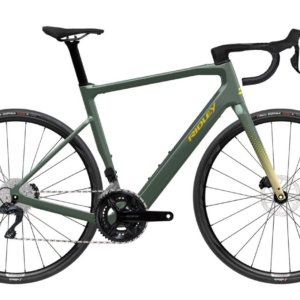 Ridley E-Grifn Shimano 105 Di2 - Green Smoke / Yellow Velikost: XL