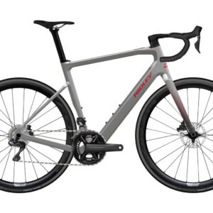 Ridley E-Grifn Shimano Ultegra Di2 - Battleship Grey / Candy Red Metallic Velikost: XL
