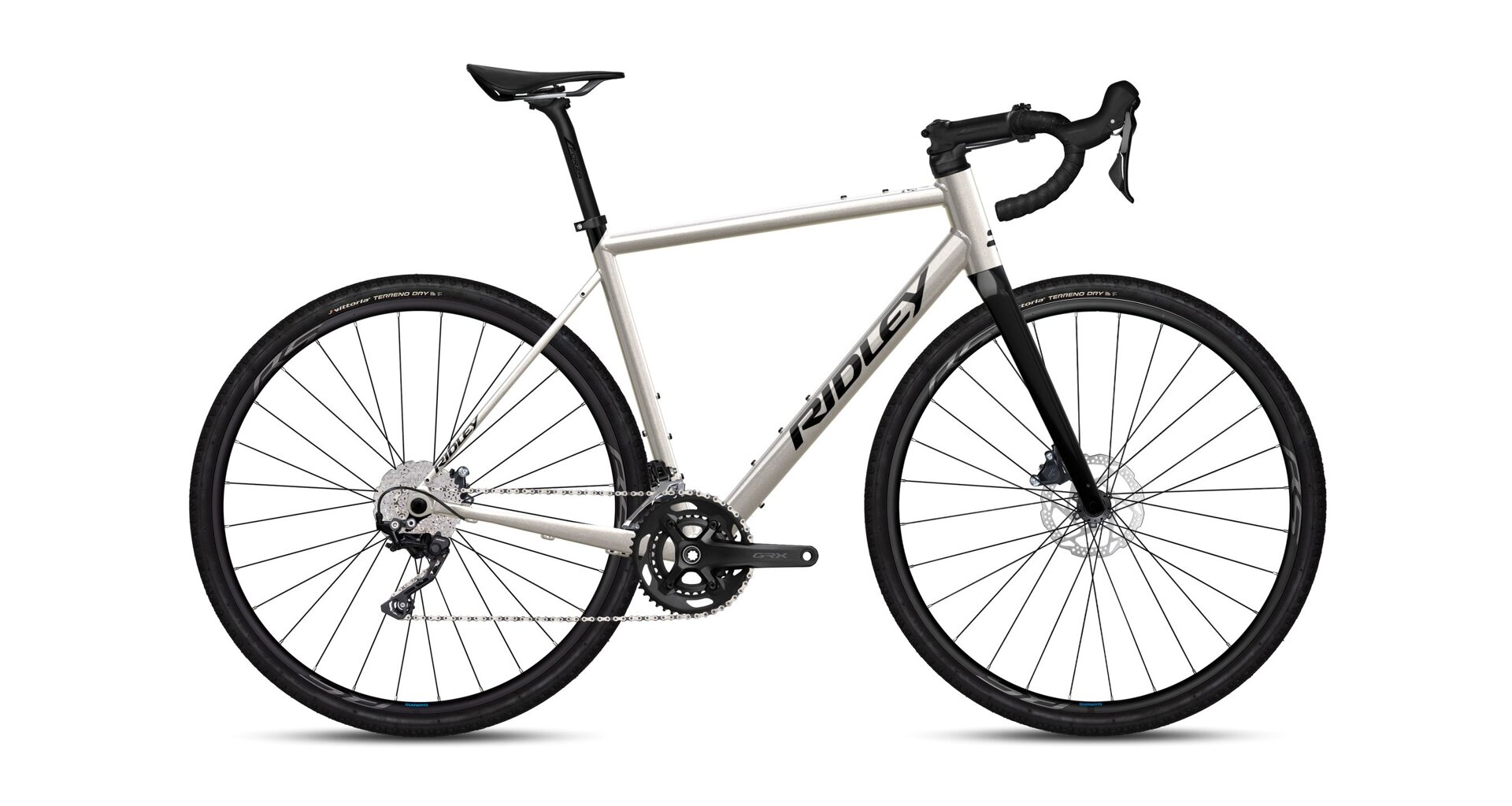 Ridley Grifn A GRX400 - Chail Silver Gray / Black Velikost: XL