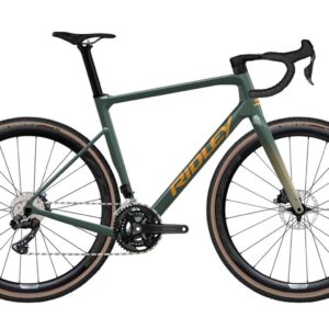 Ridley Grifn RS Shimano GRX800 Di2 - Green Smoke / Yellow Velikost: XXS