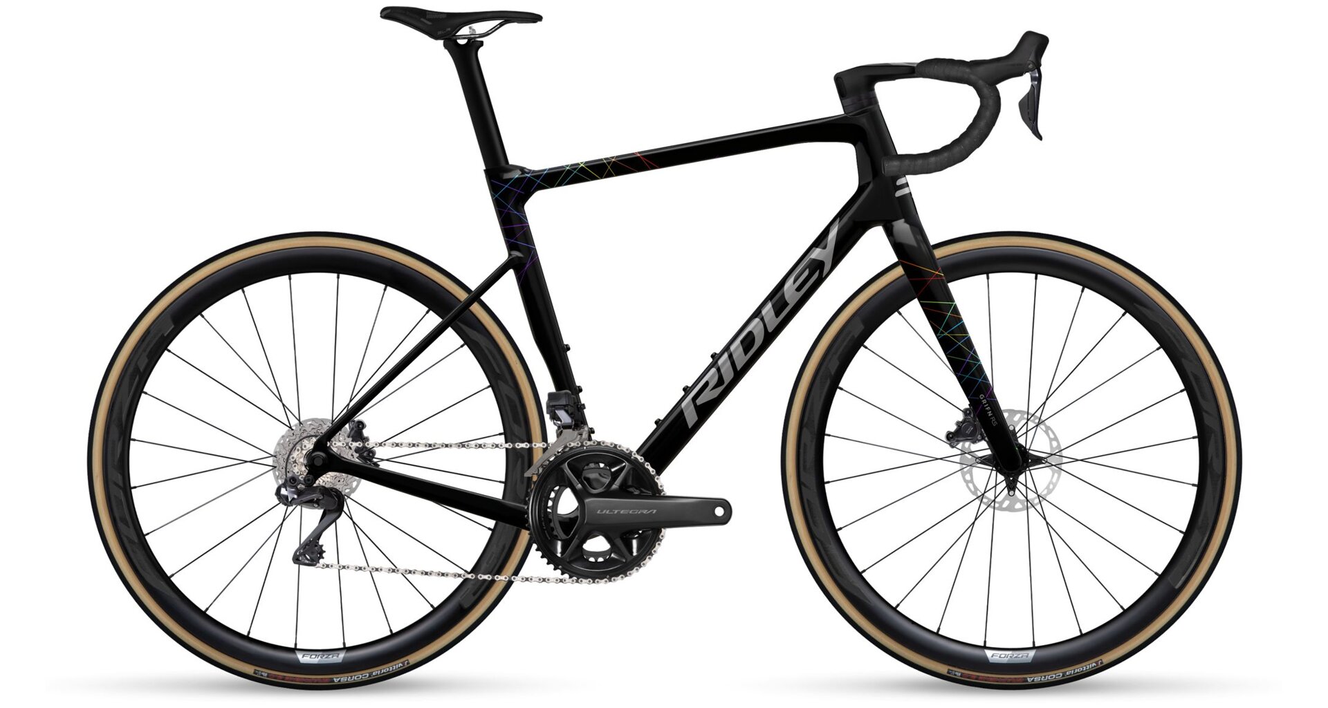 Ridley Grifn RS Sram Force XPLR - Starstruck Black / Silver Neon Velikost: XL