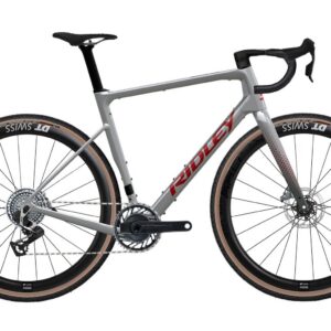 Ridley Grifn RS Sram Red XPLR - Battleship Grey / Candy Red Metallic Velikost: XXS