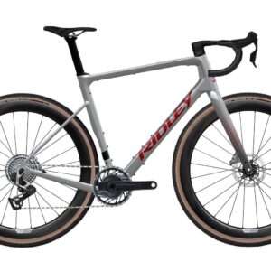 Ridley Grifn RS Sram Red XPLR - Battleship Grey / Candy Red Metallic Velikost: XL
