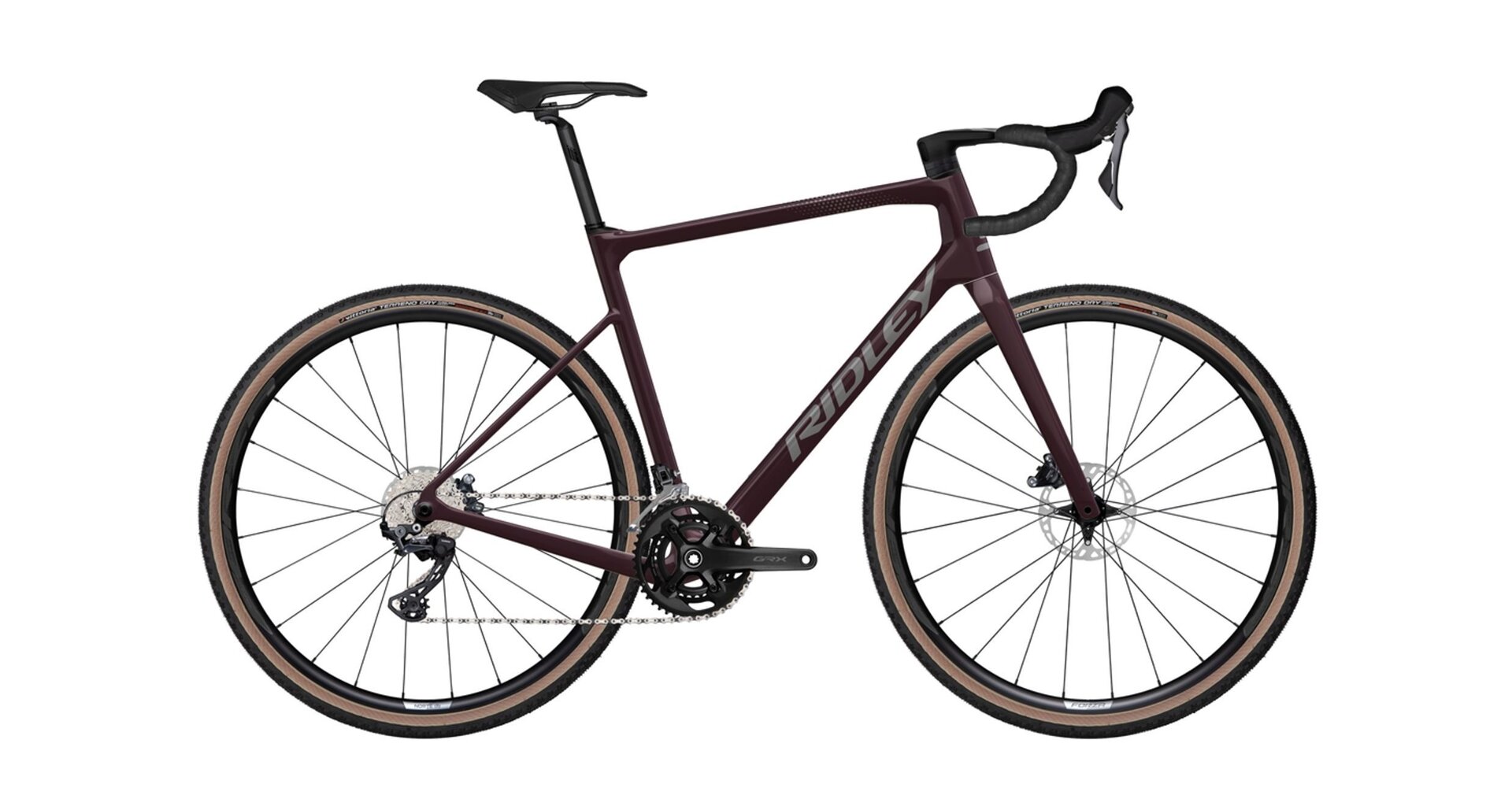 Ridley Grifn Shimano GRX600 - Dark Plum / Metallic Velikost: XL