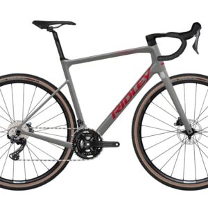 Ridley Grifn Shimano GRX800 - Battleship Grey / Candy Red Metallic Velikost: XL