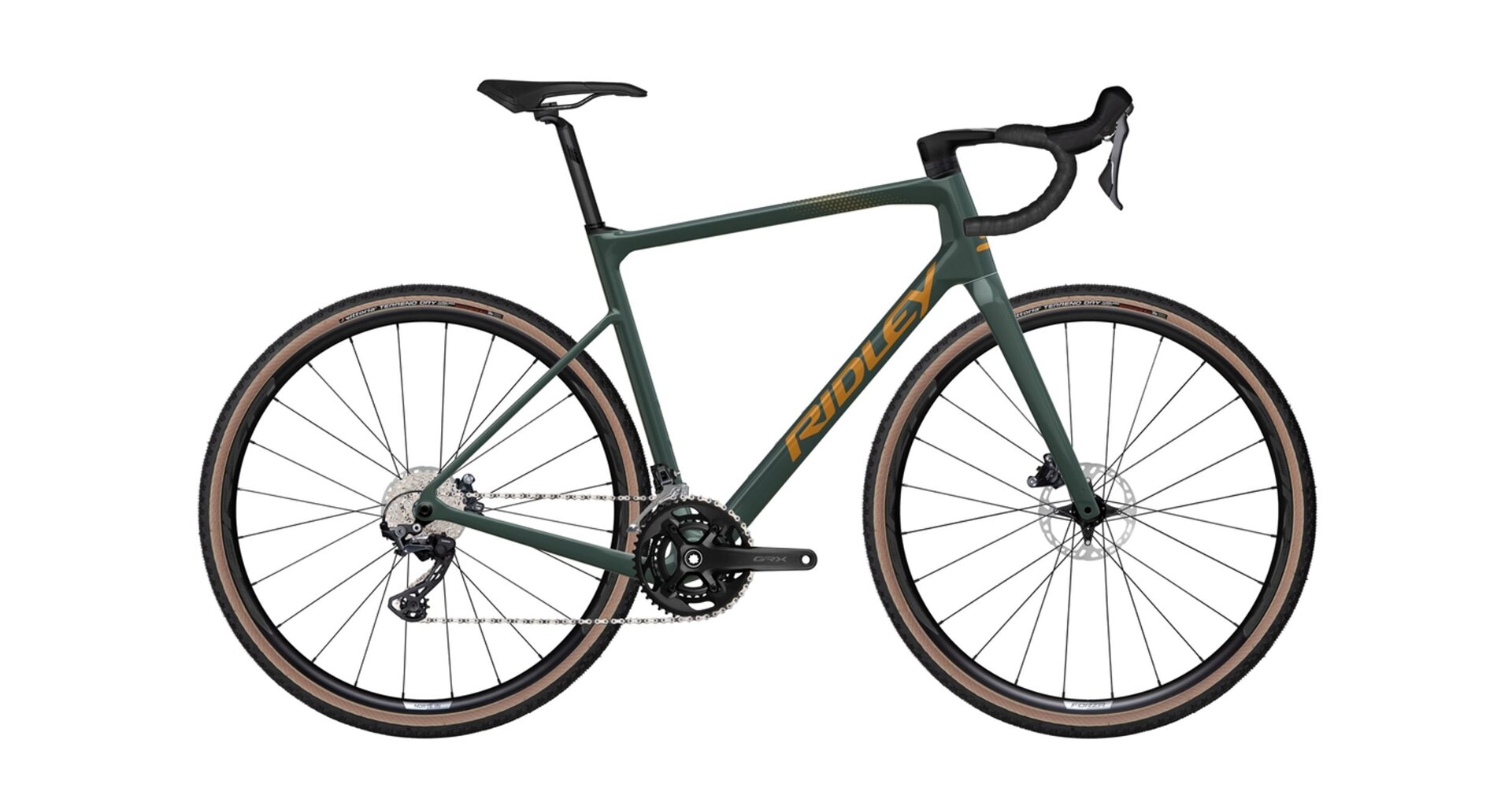 Ridley Grifn Shimano GRX800 - Green Smoke / Yellow Velikost: L