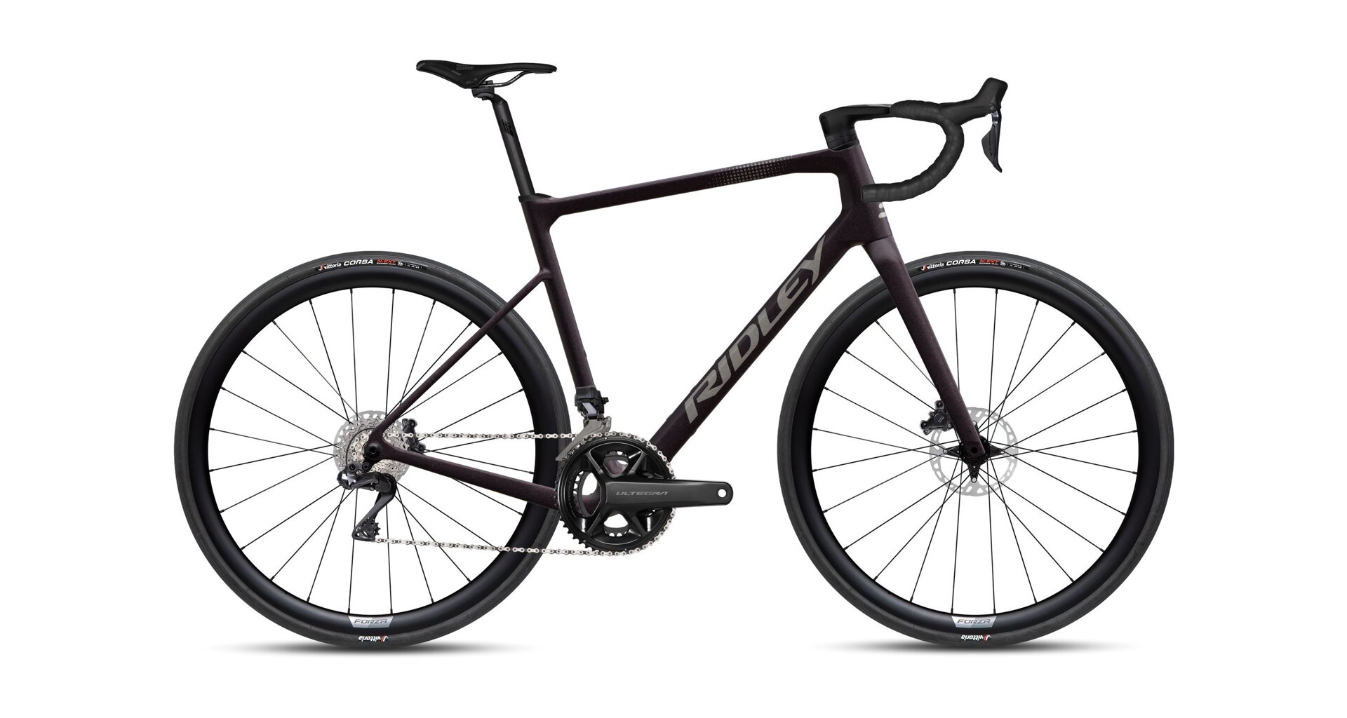 Ridley Grifn Shimano Ultegra Di2 - Dark Plum Metallic / Autumn Grey Metallic Velikost: XL