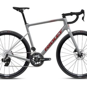 Ridley Grifn Sram Rival AXS - Battleship Grey / Candy Red Metallic Velikost: XL