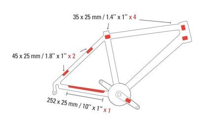 Sada ochranných samolepek Zefal Skin Armor S - Obrázek 2