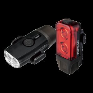 Sada světel Topeak Powerlux USB Combo - Černá