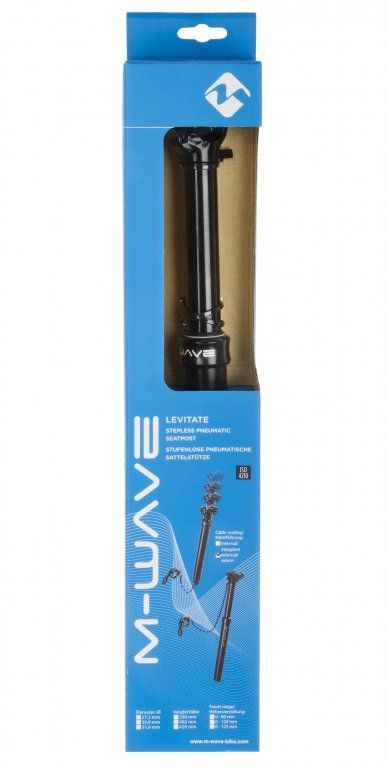 Sedlovka 30.9 x 420mm M-Wave teleskopická Al - černá - Obrázek 2