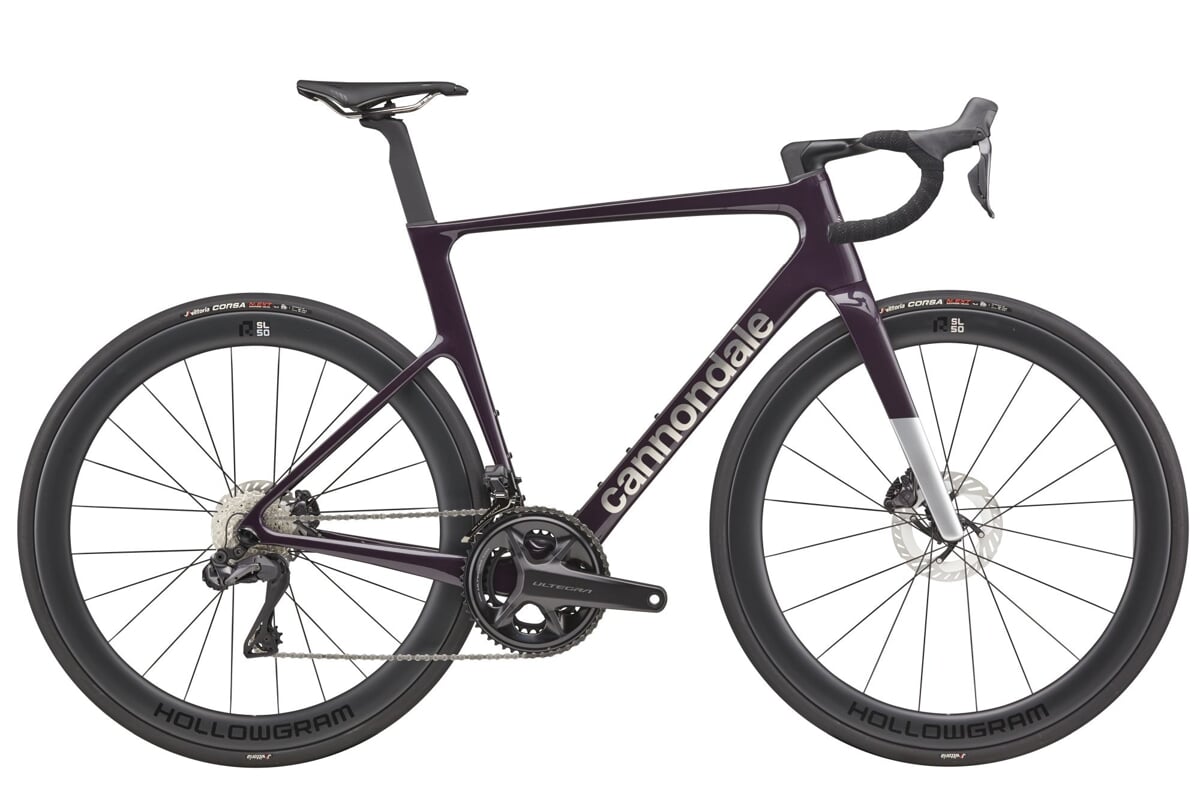 Silniční kolo Cannondale Super Six Evo Hi-MOD 2 - Tinted Purple Velikost: 56