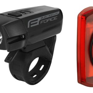 Světla sada FORCE GLARE USB přední+zadní