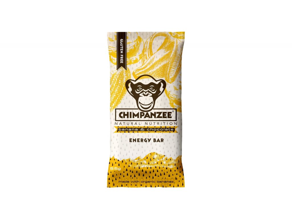 Tyčinka CHIMPANZEE ENERGY BAR Příchuť: Banana Chocolate
