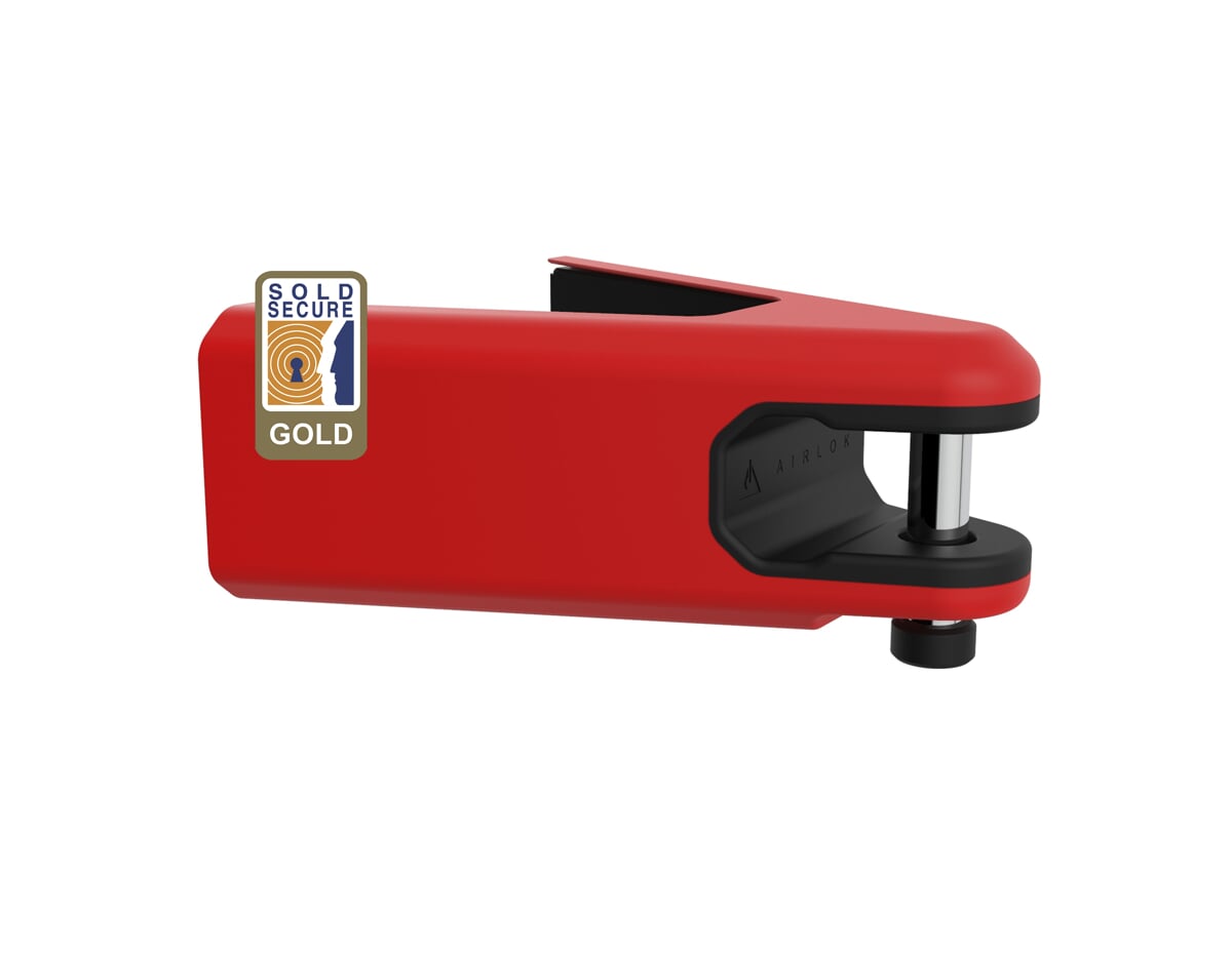 Uzamykatelný držák Hiplok Airlok Barva: Červená
