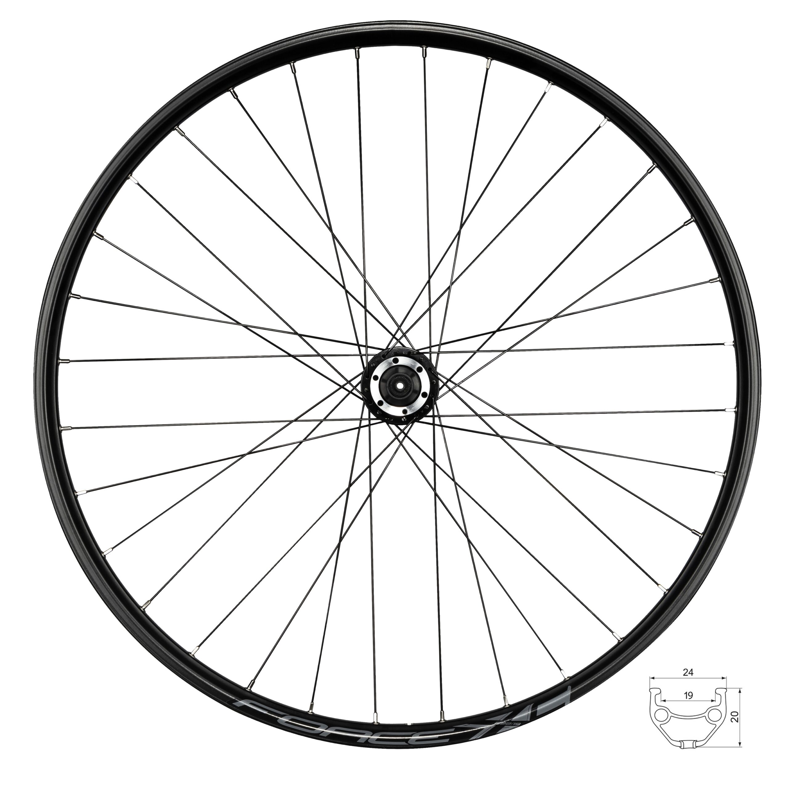 Zadní kolo FORCE XC DISC 622x19 F804333-6d 32d