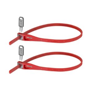 Zámek Hiplok Z Lok - twin pack Barva: Červená