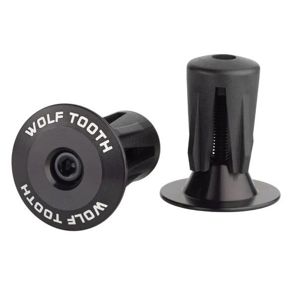Zátky do řídítek Wolf Tooth Barplug aluminium Barva: Černá