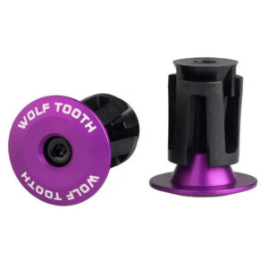 Zátky do řídítek Wolf Tooth Barplug aluminium Barva: Ultraviolet Purple