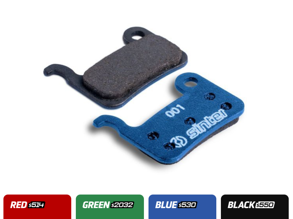 Brzdové destičky Sinter - Shimano A Type Směs: Red - Obrázek 2