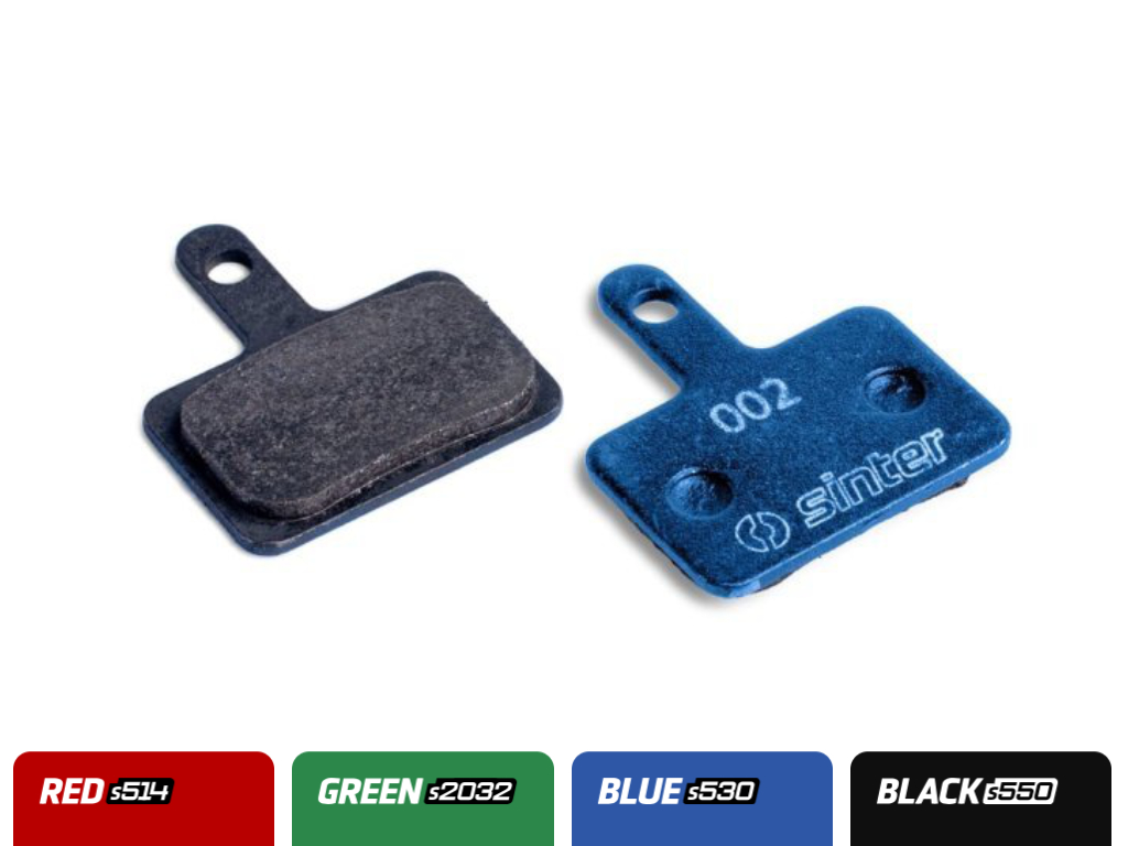 Brzdové destičky Sinter - Shimano B Type Směs: Green - Obrázek 2